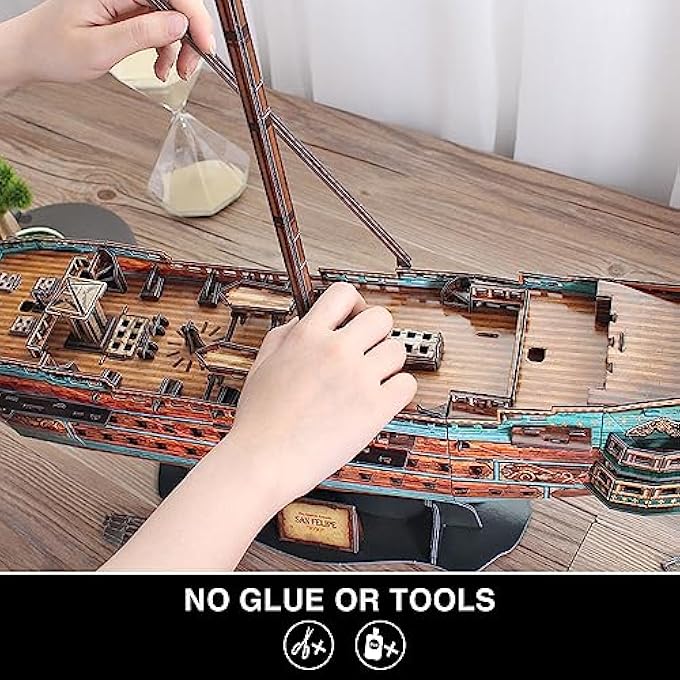 3D PUZZLE SAN FELIPE - 3D PUZZLE FOR CHILDREN, 3D PUZZLE ADULTS, MODEL KIT ADULTS, 3D PUZZLE CHILDREN, 3D PUZZLE ADULTS, 266 PIECES - Image 4